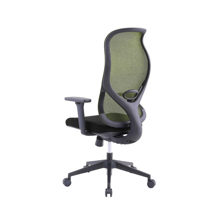 RFG Ergonomic chair STAR HB, black seat, green backrest