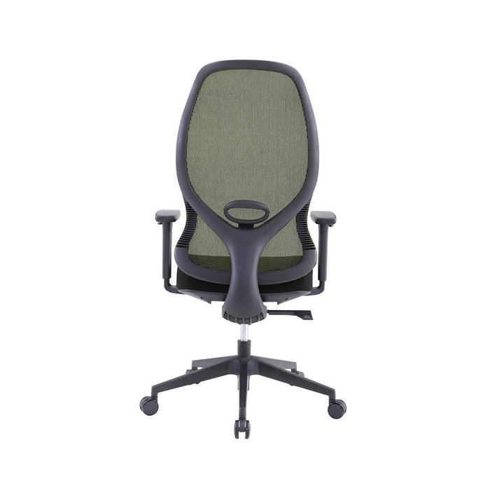 RFG Ergonomic chair STAR HB, black seat, green backrest