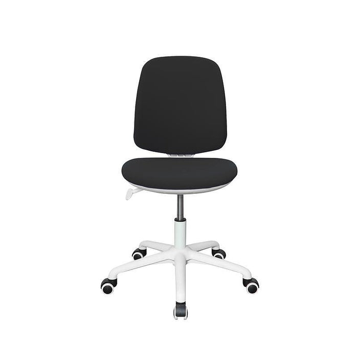 RFG Children's chair Lucky White, damask, black seat, black backrest