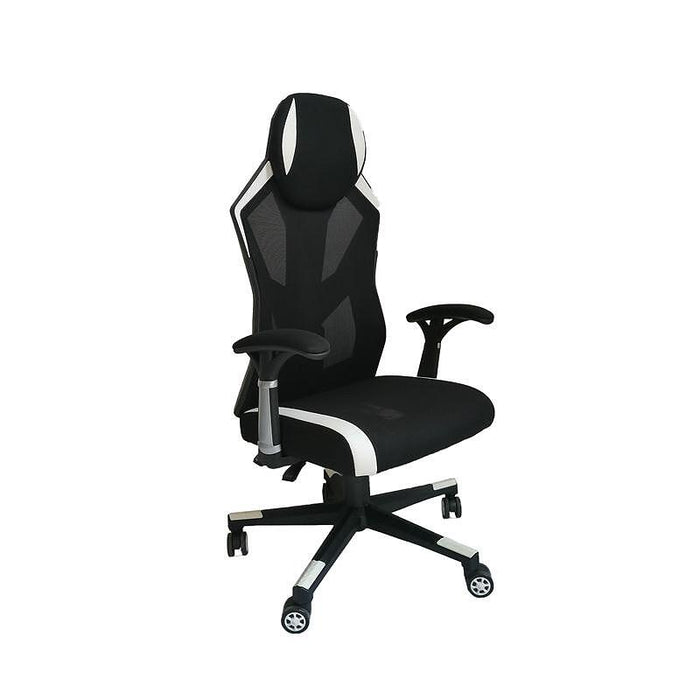 RFG Gaming chair Soft Game, black and white