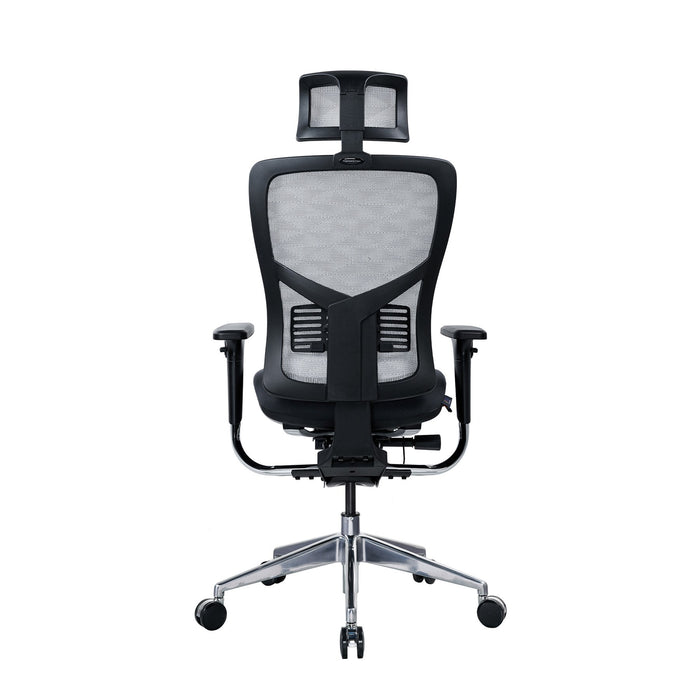 RFG Ergonomic chair TECH@PRO, black seat, white-black backrest