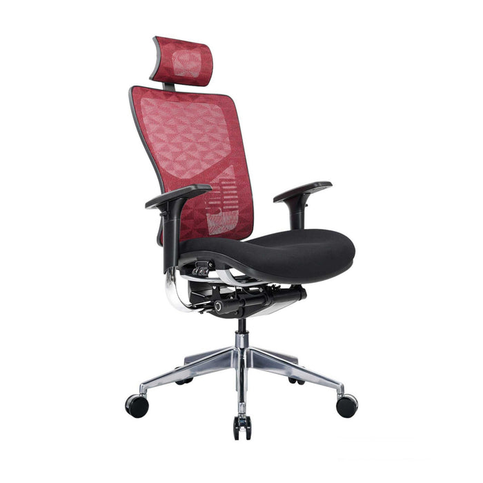 RFG Ergonomic chair TECH@PRO, black seat, red backrest