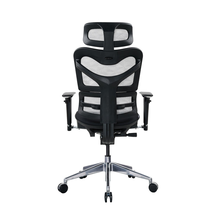 RFG Ergonomic chair TECH@GAMES, black seat, white-black backrest