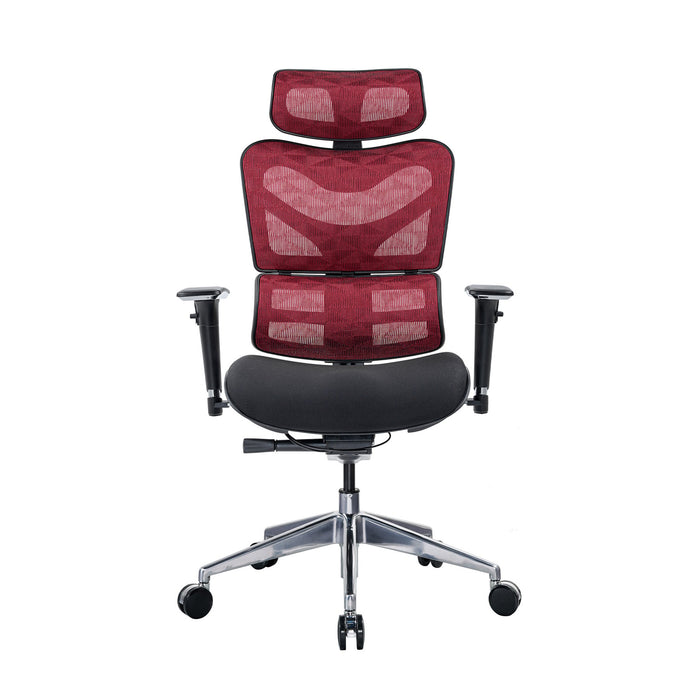 RFG Ergonomic chair TECH@GAMES, black seat, red backrest
