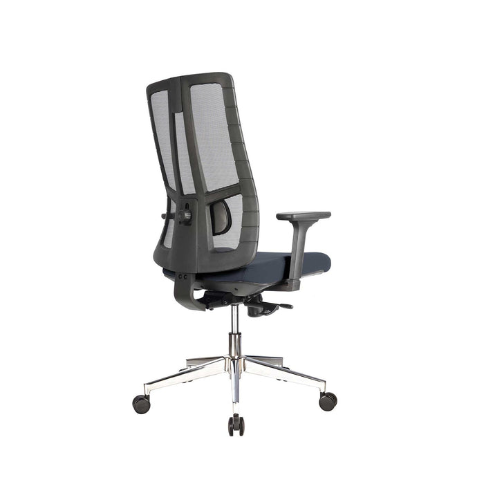 RFG Artur W ergonomic chair, dark gray seat, black backrest