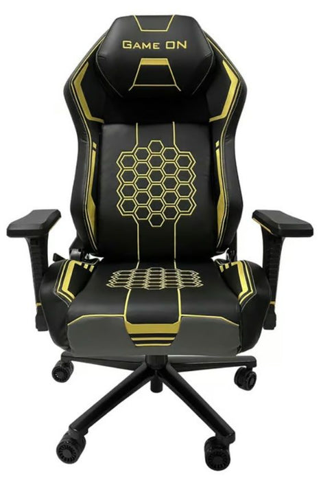 RFG Gaming chair Game On, black and yellow