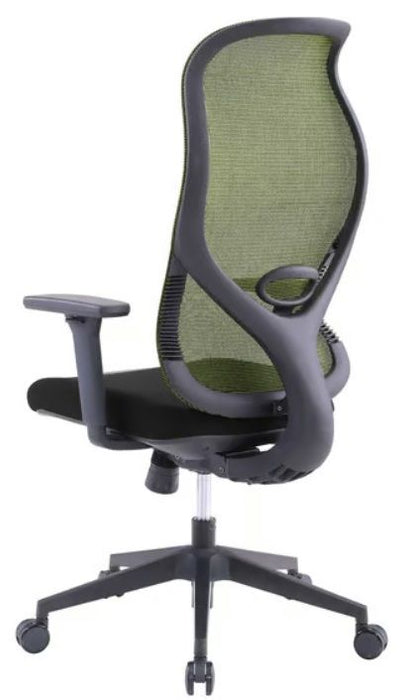 RFG Ergonomic chair STAR HB, black seat, green backrest