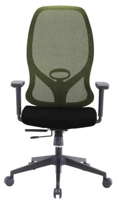 RFG Ergonomic chair STAR HB, black seat, green backrest
