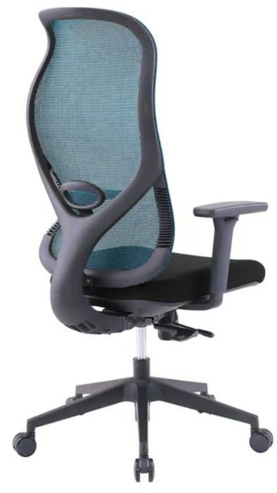 RFG Ergonomic chair STAR HB, black seat, blue backrest