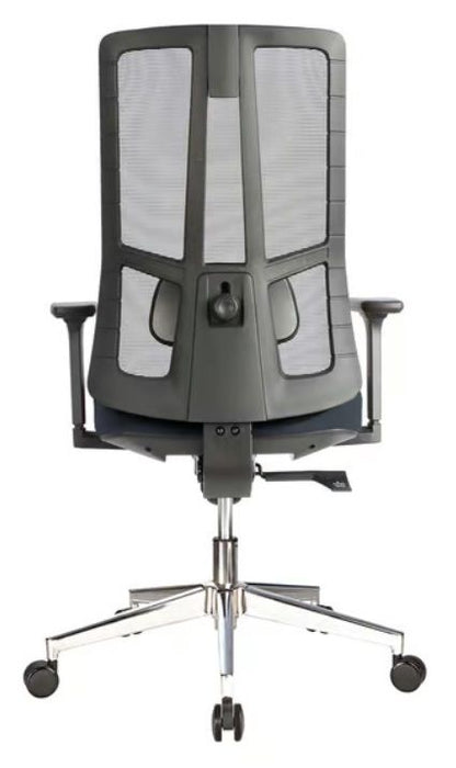 RFG Artur W ergonomic chair, dark gray seat, black backrest