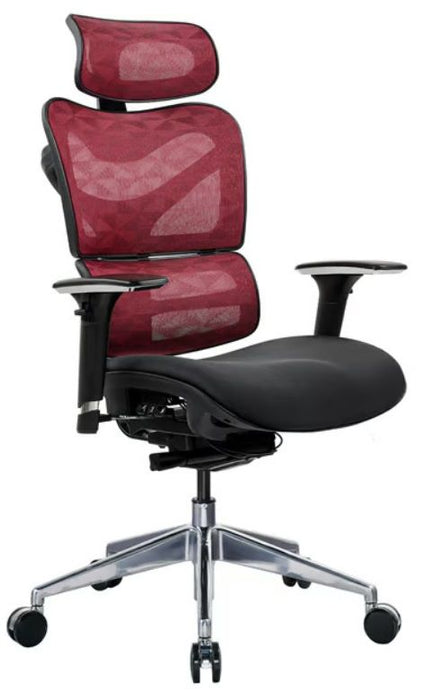 RFG Ergonomic chair TECH@GAMES, black seat, red backrest