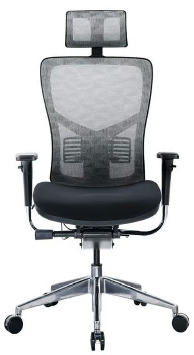 RFG Ergonomic chair TECH@PRO, black seat, white-black backrest