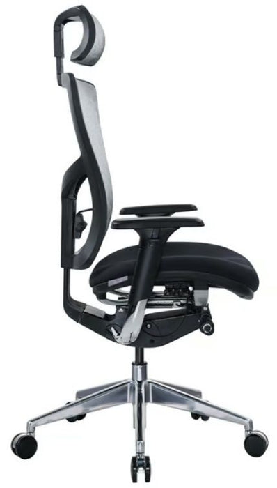 RFG Ergonomic chair TECH@PRO, black seat, white-black backrest