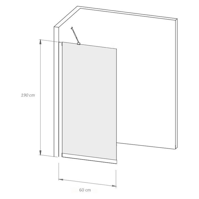 STATIONARY SCREEN 60X188 RGC WALKIN