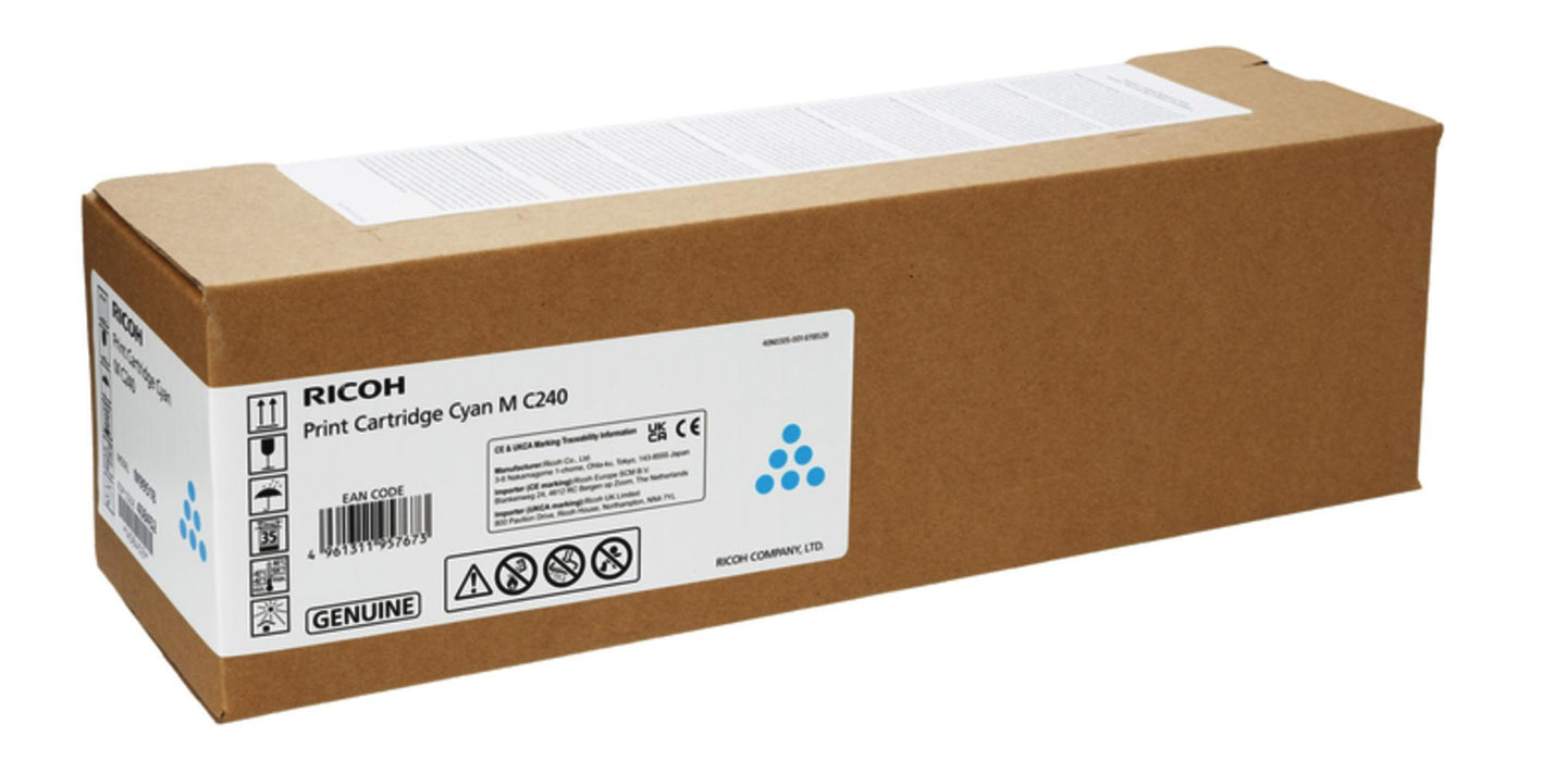 Toner cartridge Ricoh M C240, MC240FW, P C200W, 4500 pages, Cyan