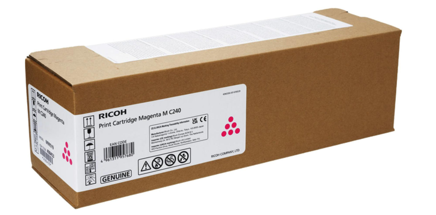 Toner cartridge Ricoh M C240, MC240FW, P C200W, 4500 pages, Magenta