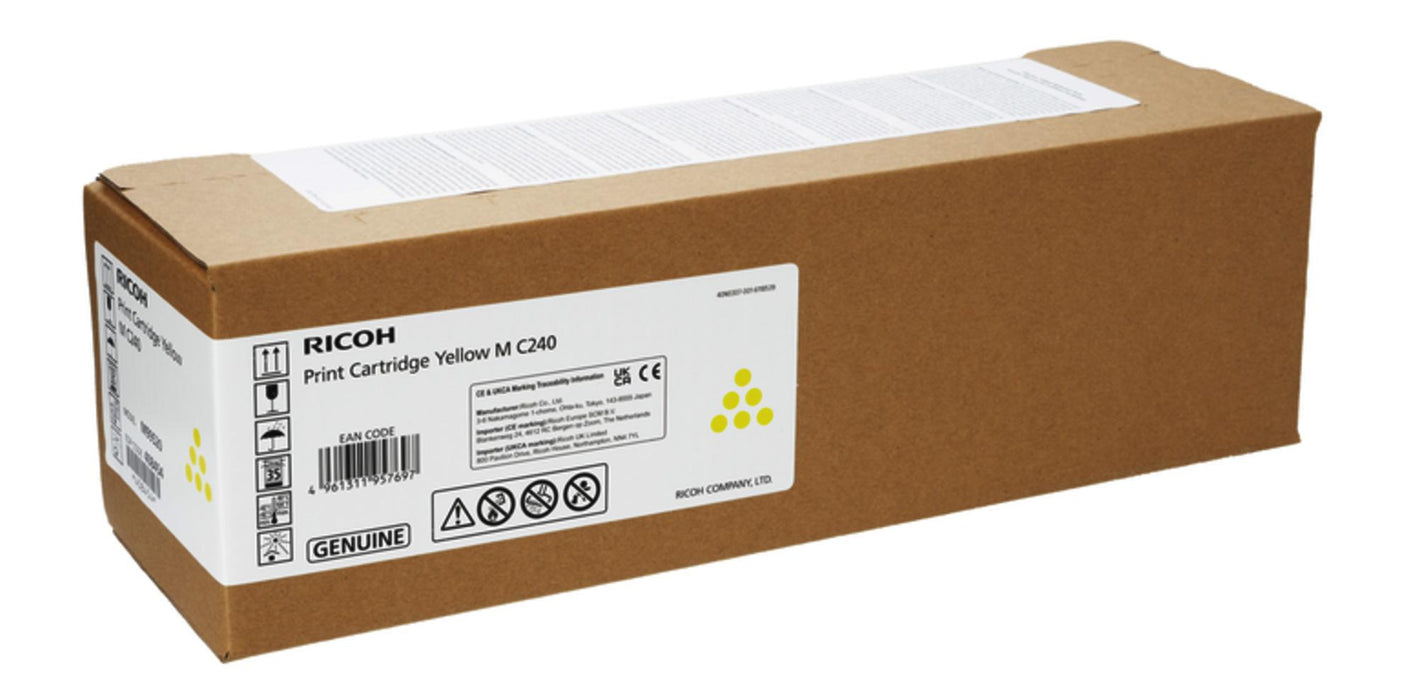 Toner cartridge Ricoh M C240, MC240FW, P C200W, 4500 pages, Yellow