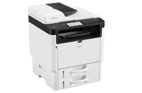 Ricoh IMC320F color multifunction device, A4, 32ppm, 1200dpi, 7" panel