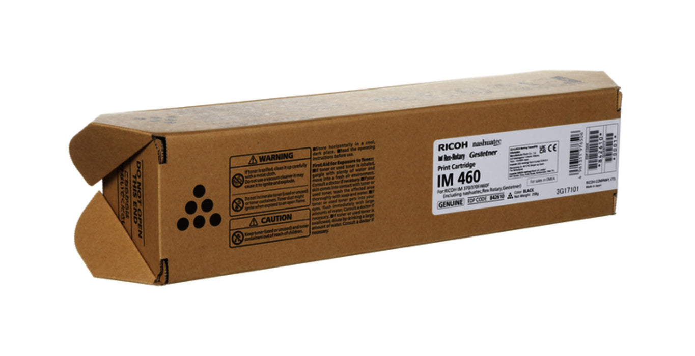 Toner cartridge Ricoh IM460, 9000 copies, IM 370/370F, Black