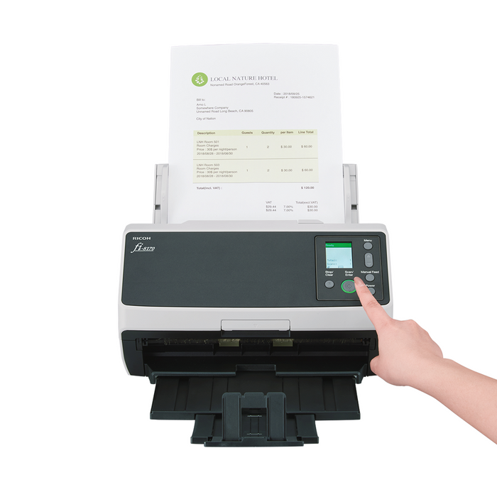 Document scanner Ricoh fi-8170, A4, USB 3.2 gen1, 70ppm, ADF for 140 pages