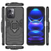 Ring Armor Case for Xiaomi Redmi Note 12 5G / Poco X5 5G Armor Cover Magnetic Holder Ring Black - Cell phone cases