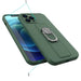 Ring Case silicone case with finger grip and stand for Samsung Galaxy S21 Ultra 5G dark blue - Cell phone cases
