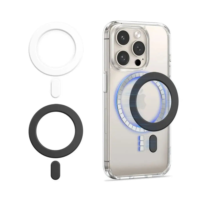 Ring Tech-Protect MMP-100 with MagSafe (2 pcs.) - white - black - Cell phone holders<<<HurtelXML