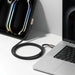 Ringke 3.2 gen. 2x2 USB-C PD 3.1 240W 1m angled cable - black - Cables and tapes<<<HurtelXML