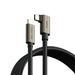 Ringke 3.2 gen. 2x2 USB-C PD 3.1 240W 2m angled cable - black - Cables and tapes<<<HurtelXML
