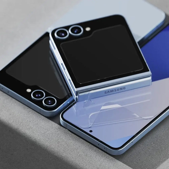 Ringke 3in1 Protector 2-set for Samsung Galaxy Z Flip 6 - Cell phone tempered glass<<<HurtelXML