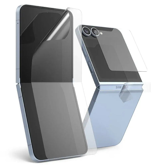 Ringke 3in1 Protector 2-set for Samsung Galaxy Z Flip 6 - Cell phone tempered glass<<<HurtelXML