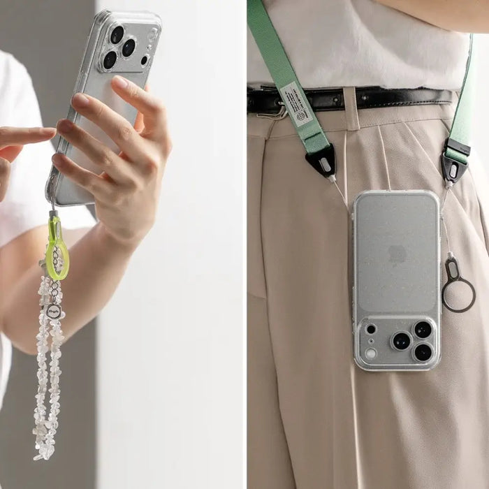 Ringke Air Case for iPhone 17 Pro - Clear and Glitter - Cell phone cases and covers<<<HurtelXML