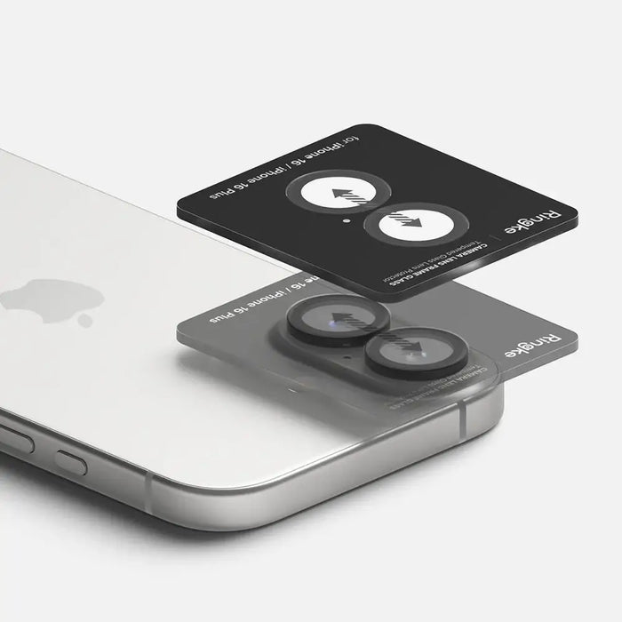 Ringke Camera Frame Protector 2-pack for iPhone 16 / 16 Plus - Black - Cell phone tempered glass<<<HurtelXML