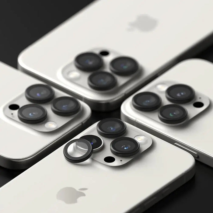 Ringke Camera Frame Protector 2-pack for iPhone 16 Pro / 16 Pro Max - Black - Cell phone tempered