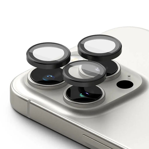 Ringke Camera Frame Protector 2-pack for iPhone 16 Pro / 16 Pro Max - Black - Cell phone tempered