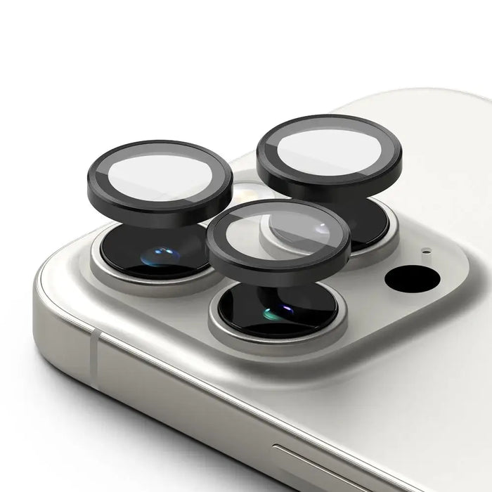 Ringke Camera Frame Protector 2-pack for iPhone 16 Pro / 16 Pro Max - Black - Cell phone tempered