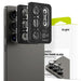 Ringke Camera Frame Protector 2-pack for Samsung Galaxy S25 Ultra - Black - Cell phone tempered glass<<<HurtelXML