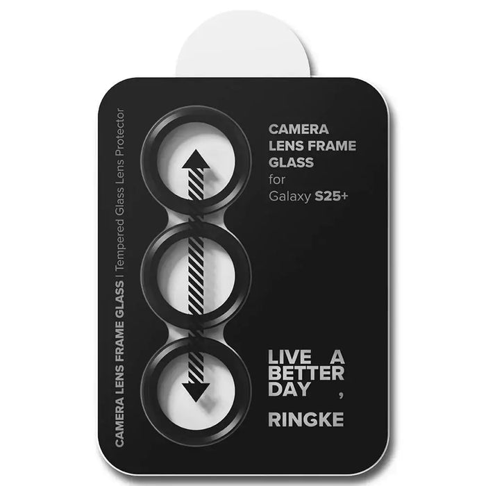 Ringke Camera Frame Protector 2-pack for Samsung Galaxy S25+ Ultra - Black - Cell phone tempered glass<<<HurtelXML