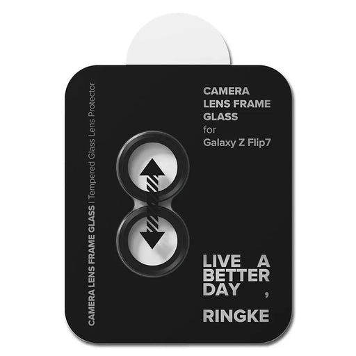 Ringke Camera Frame Protector 2-pack for Samsung Galaxy Z Flip 7 - Black - Cell phone tempered glass<<<HurtelXML