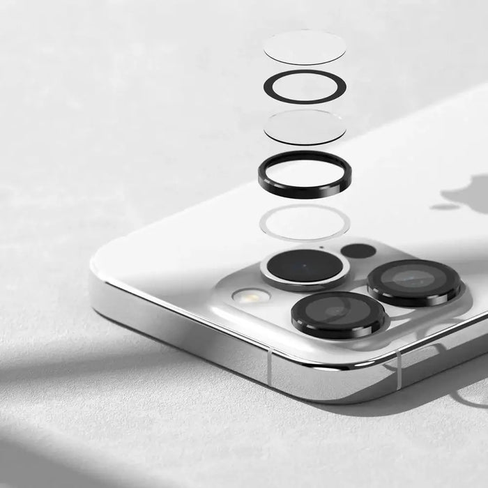 Ringke Camera Frame Protector for iPhone 15 Pro Max - Black - Cell phone tempered glass<<<HurtelXML