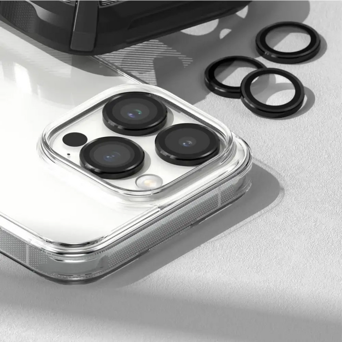 Ringke Camera Frame Protector for iPhone 15 Pro Max - Black - Cell phone tempered glass<<<HurtelXML
