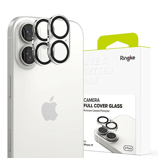 Ringke Camera Full Cover 2-pack for iPhone 17 - Black - Cell phone tempered glass<<<HurtelXML