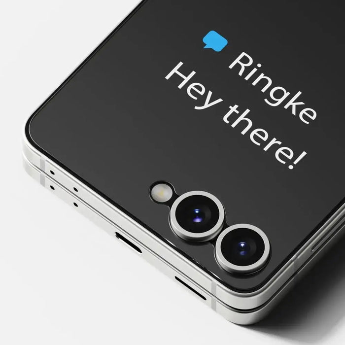 Ringke Cover Display Easy Slide Tempered Glass 2-pack for Samsung Galaxy Z Flip 7 - Transparent - Cell phone tempered