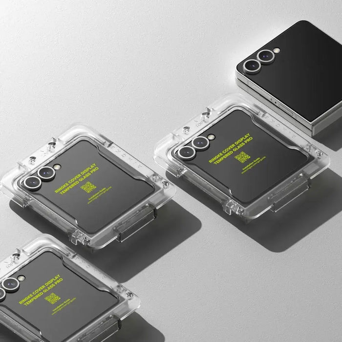 Ringke Cover Display Easy Slide Tempered Glass 2-pack for Samsung Galaxy Z Flip 7 - Transparent - Cell phone tempered