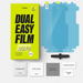 Ringke Dual Easy Wing protective film for Samsung Galaxy S23 Ultra (2 pieces) + mounting kit - Cell phone protection