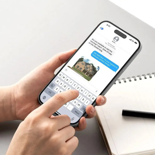 Ringke Easy Slide 2-pack tempered glass with black frame for iPhone 15 / 16 - Cell phone tempered