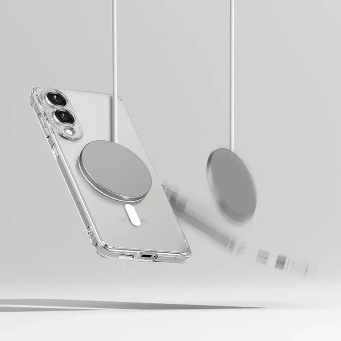 Ringke Fusion Magnetic MagSafe Case for Samsung Galaxy S25 Edge - Clear - Cell phone cases and covers<<<HurtelXML