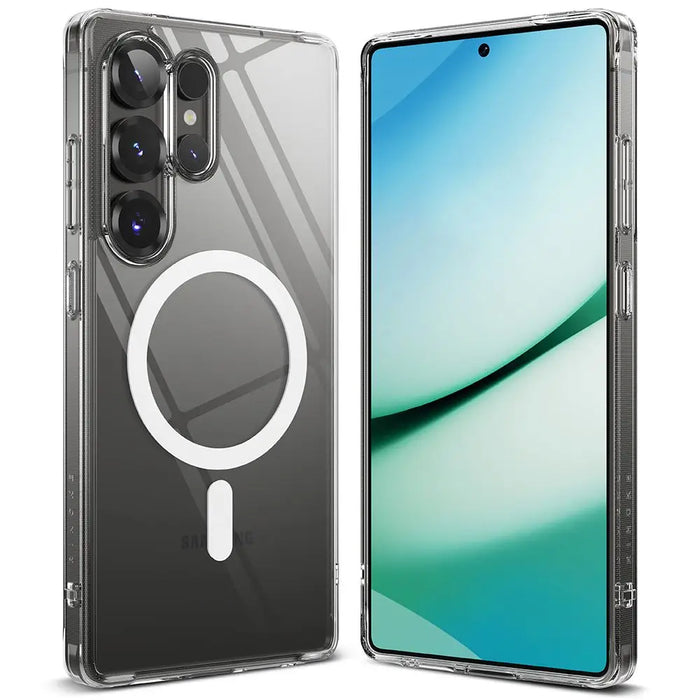 Ringke Fusion MagSafe Case for Samsung Galaxy S25 Ultra - Clear - Cell phone cases and covers<<<HurtelXML