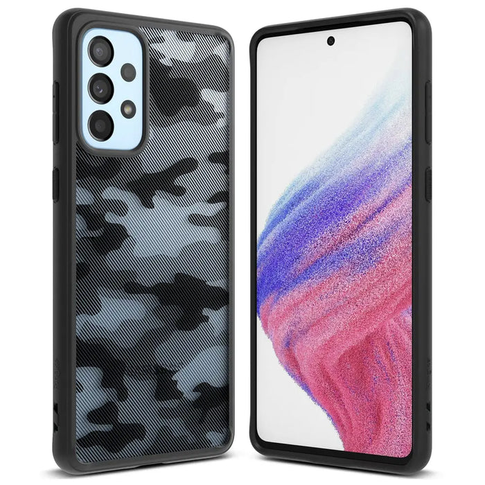 Ringke Fusion Matte tpu case with frame for Samsung Galaxy A73 black - Cell phone cases and covers<<<HurtelXML