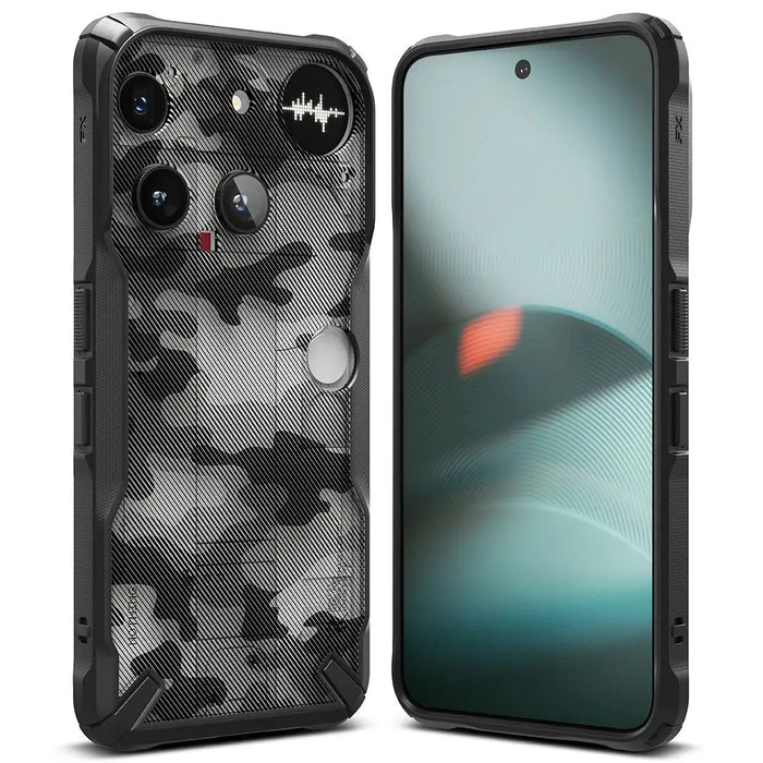 Ringke Fusion X Case for Nothing Phone 3 - Gray and Black - Cell phone cases and covers<<<HurtelXML